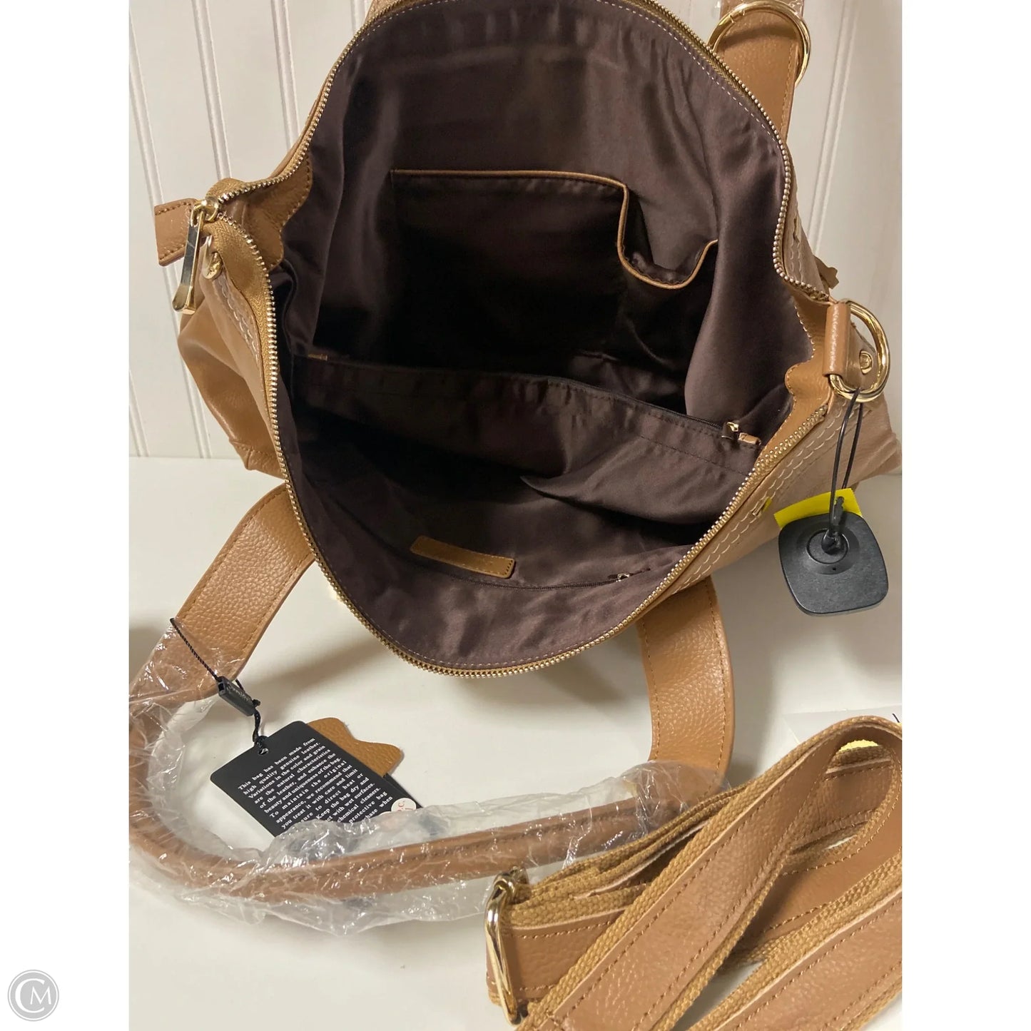 Handbag Leather By Clothes Mentor, Size: Large