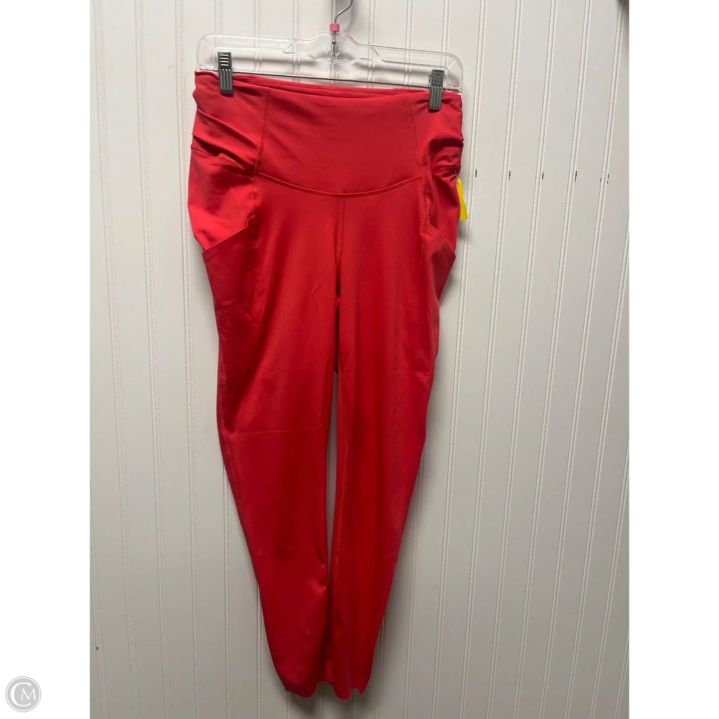 Athletic Leggings By Free People In Orange, Size: M