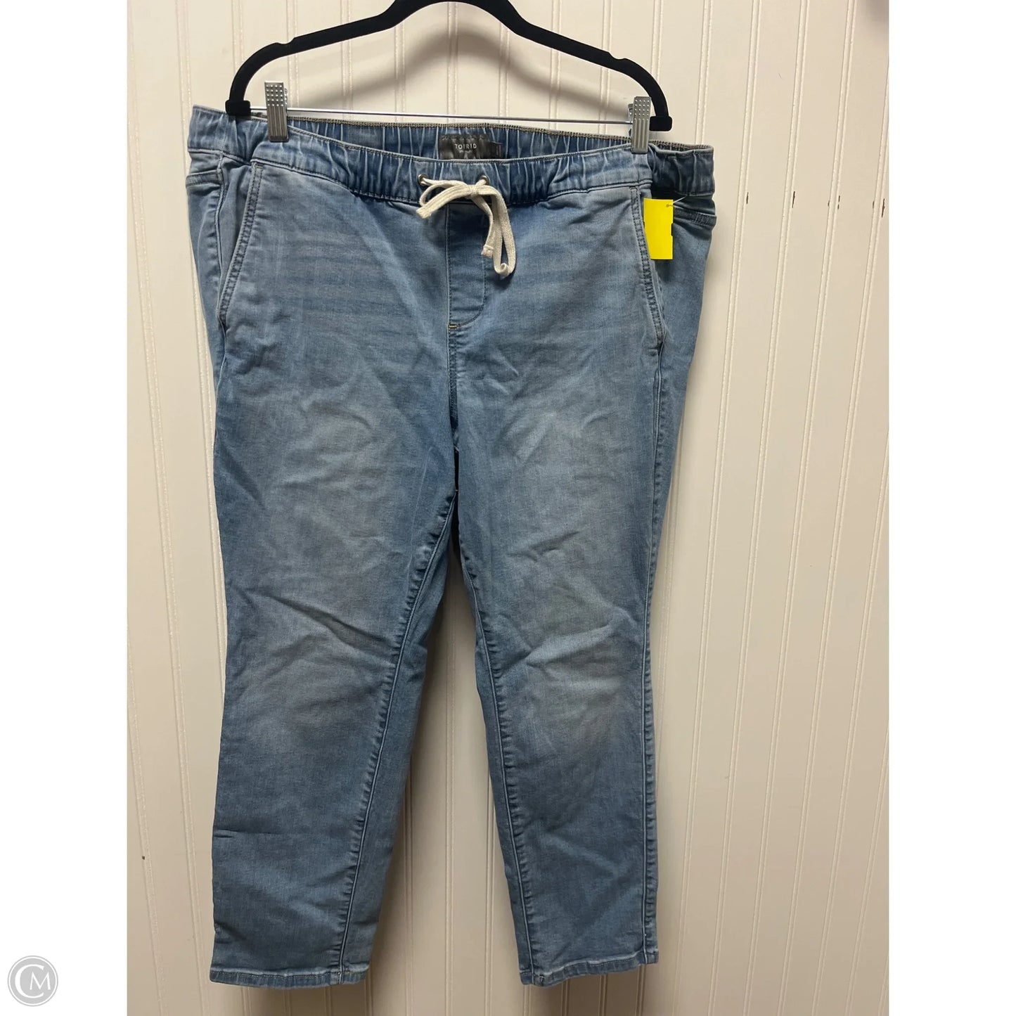 Jeans Jeggings By Torrid In Blue Denim, Size: 18