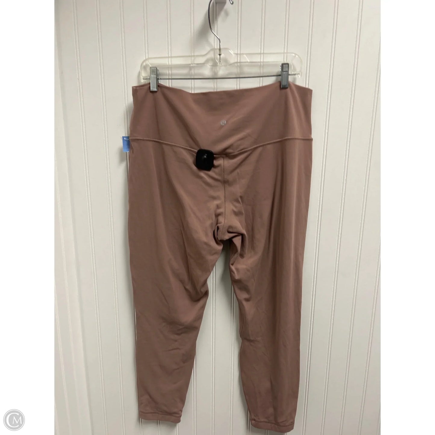 Athletic Leggings Capris By Lululemon In Mauve, Size: Xl