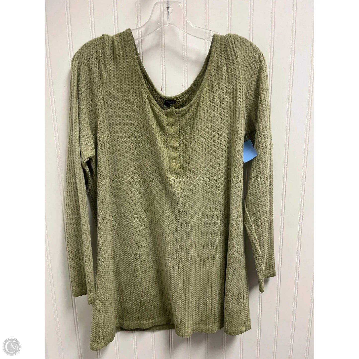 Top Long Sleeve By Torrid In Green, Size: M
