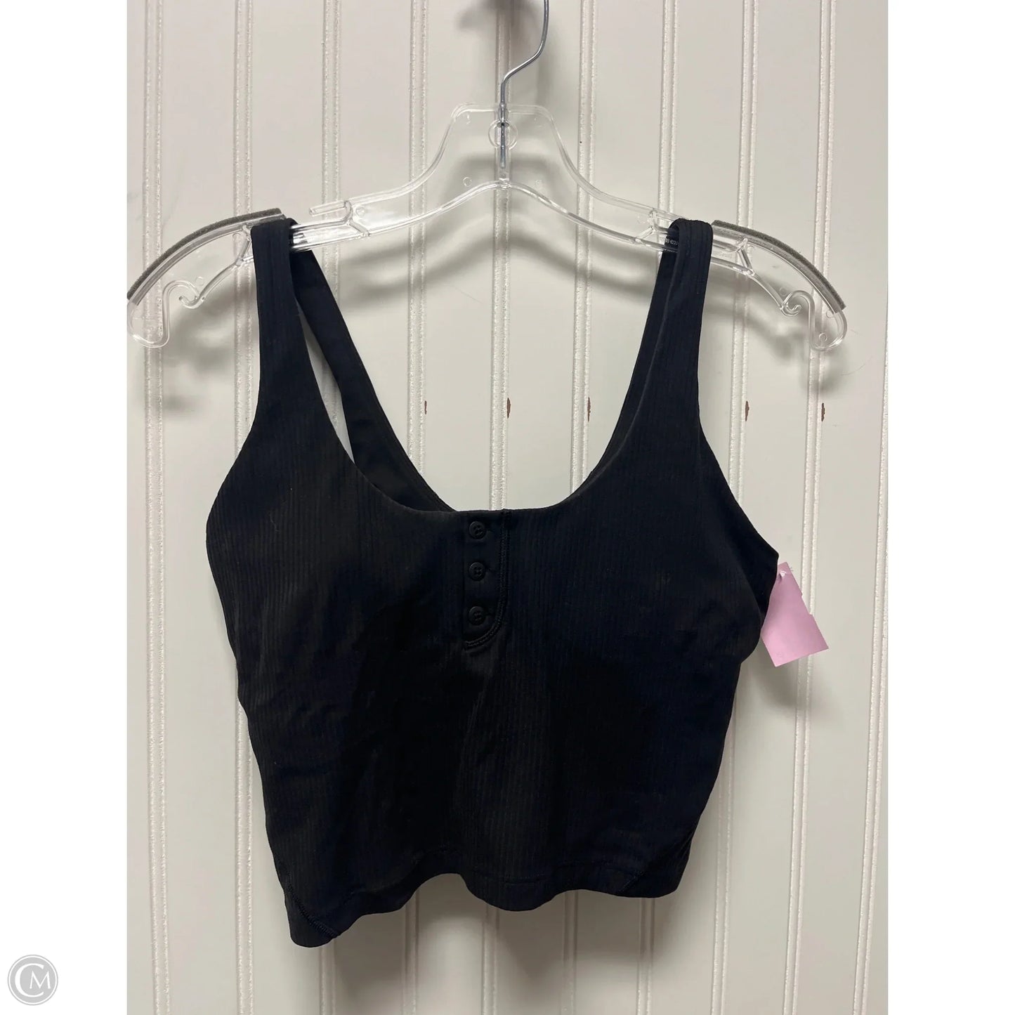 Athletic Tank Top By Lululemon In Black, Size: S