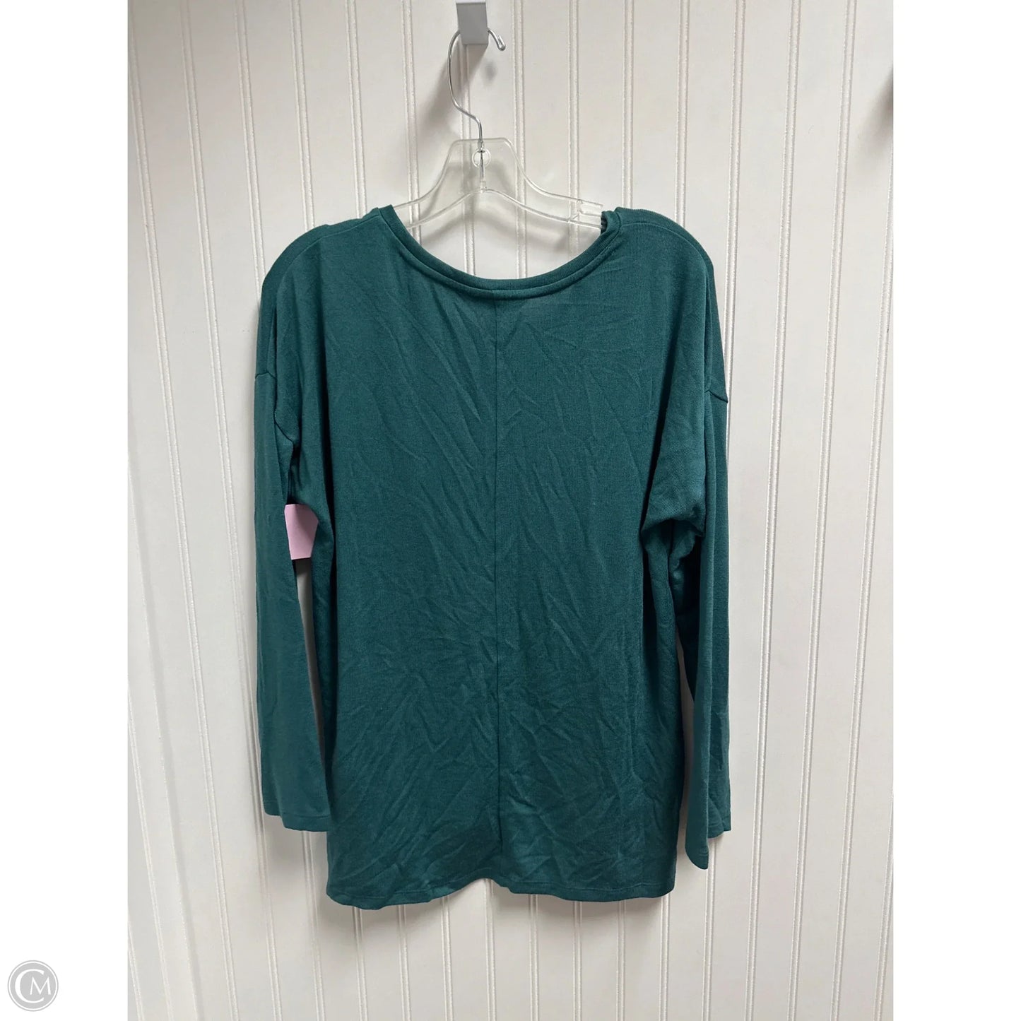 Top Long Sleeve By Banana Republic In Green, Size: S