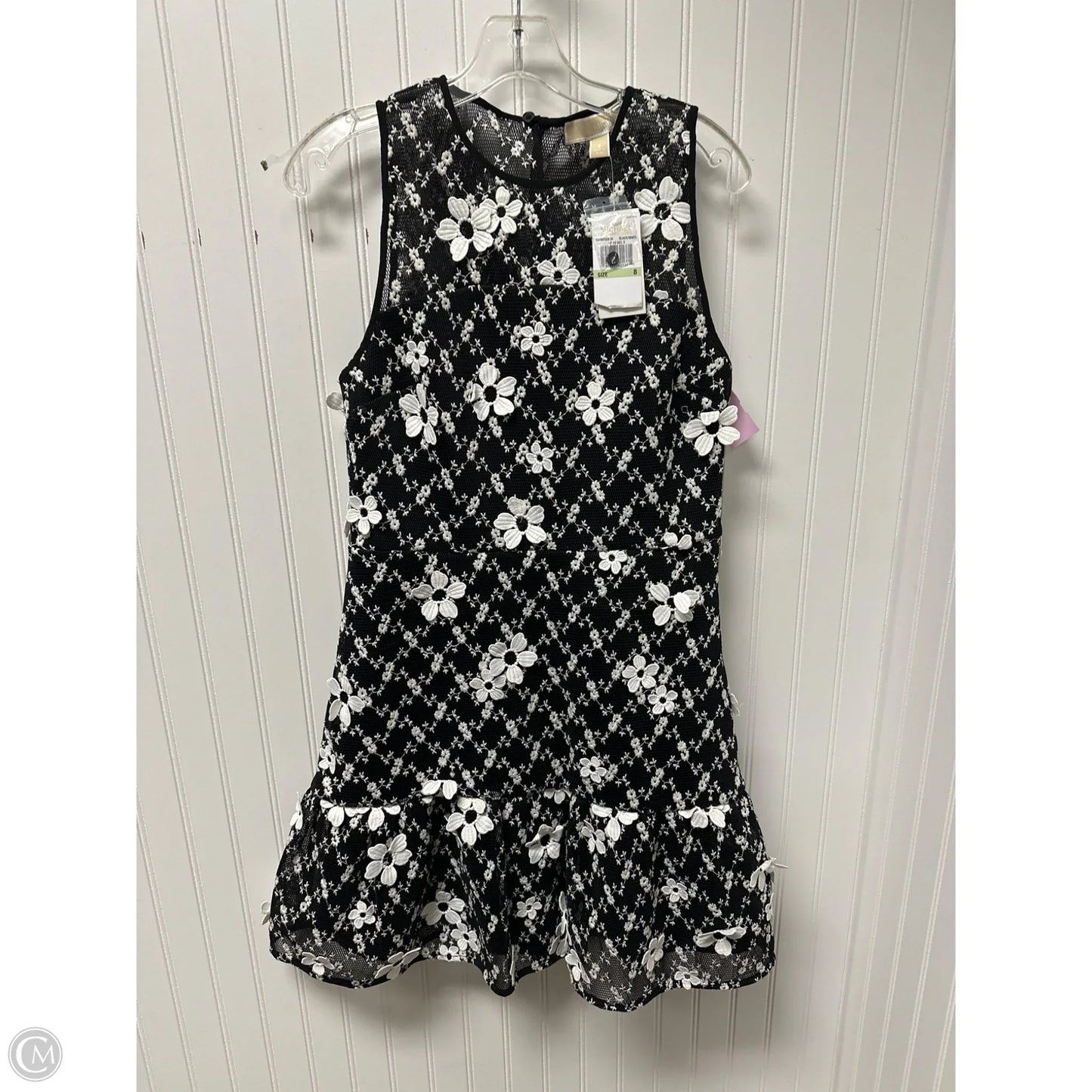 Dress Party Short By Michael By Michael Kors In Black & White, Size: M