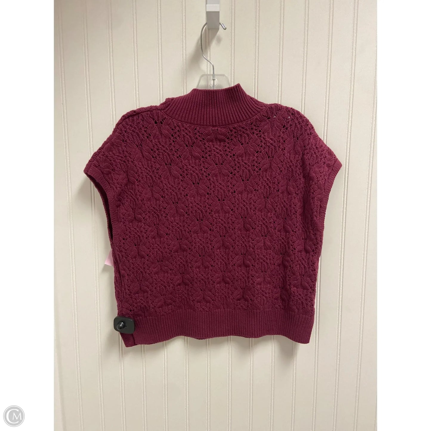 Vest Sweater By Free People In Purple, Size: Sp