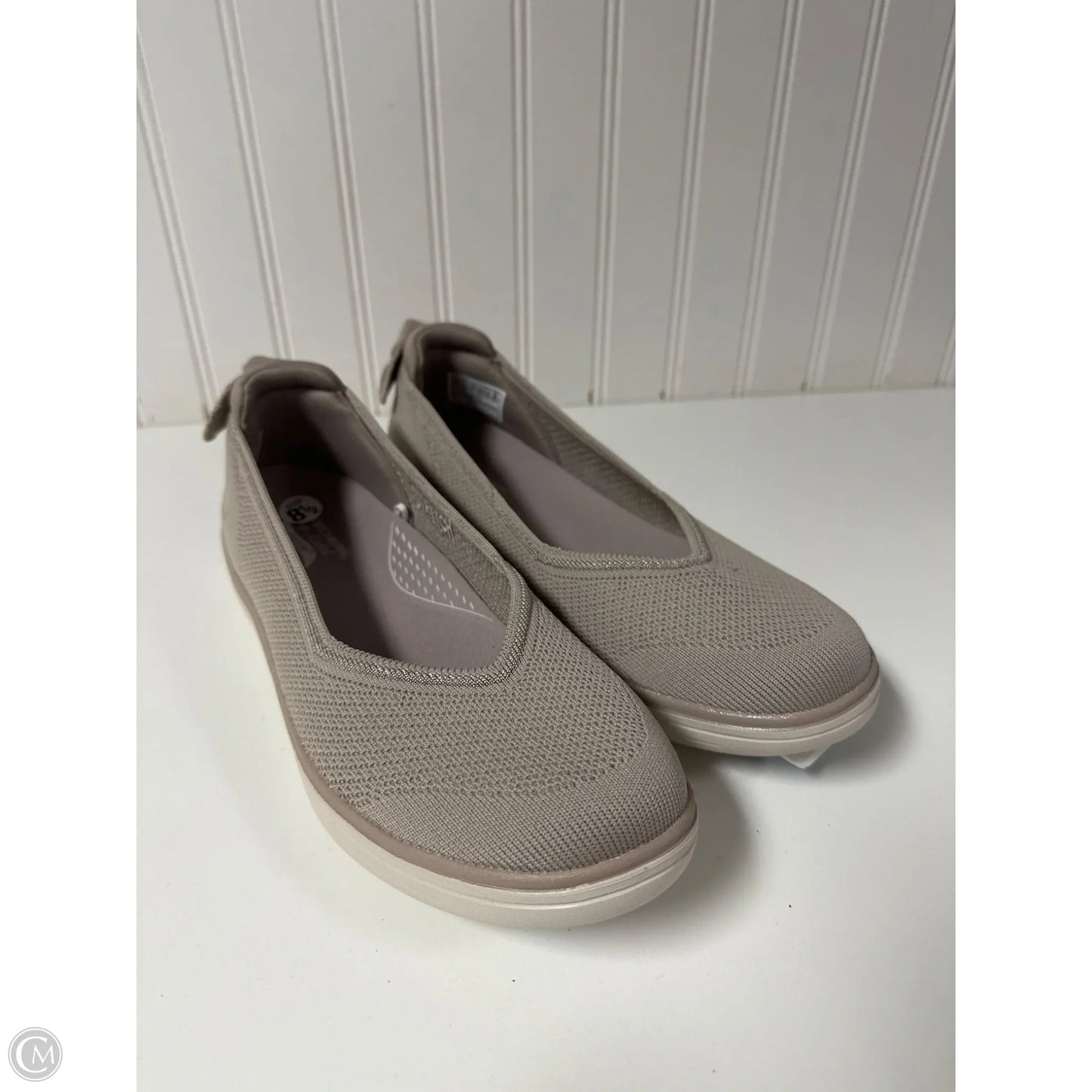 Shoes Flats By Skechers In Taupe, Size: 8.5