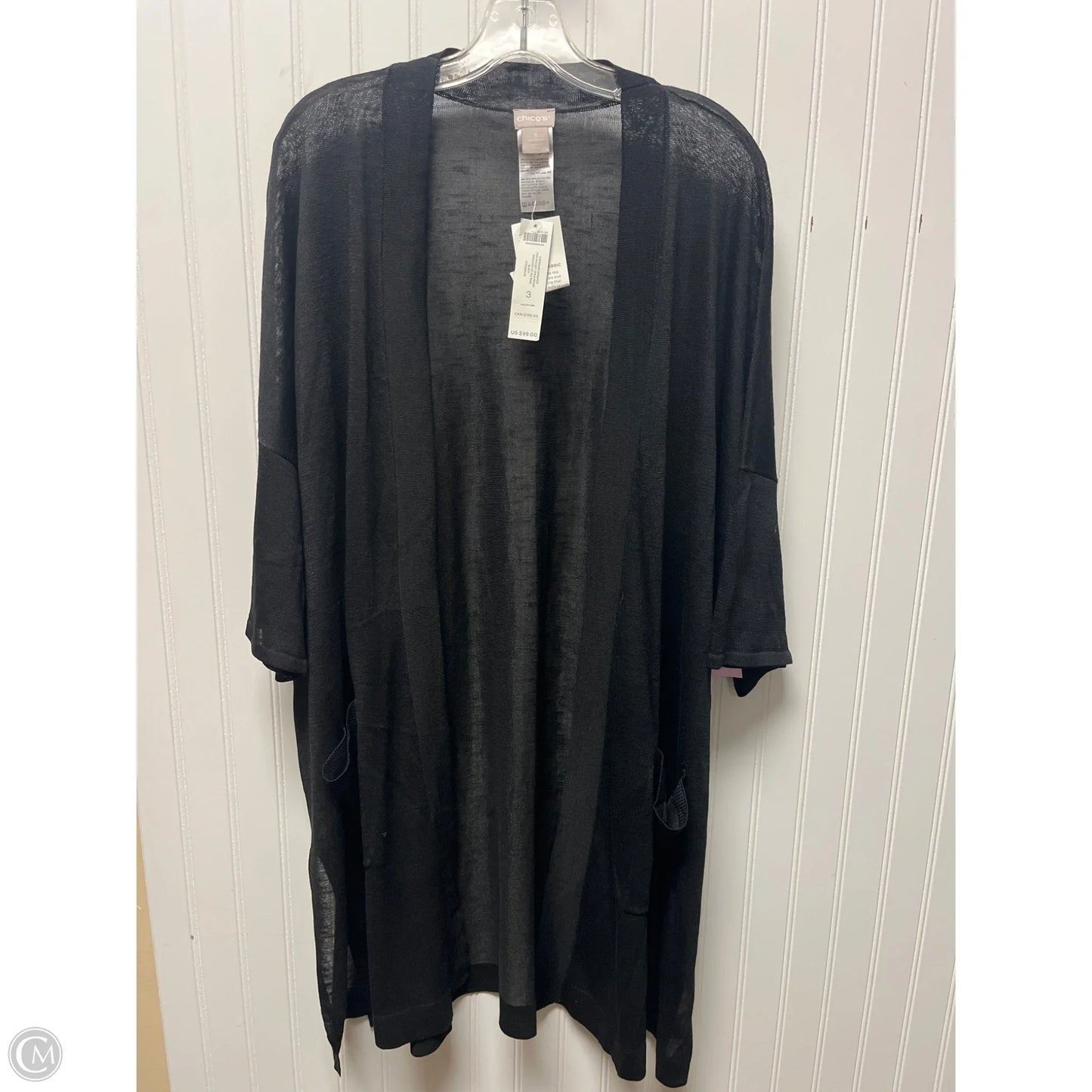 Cardigan By Chicos In Black, Size: Xl