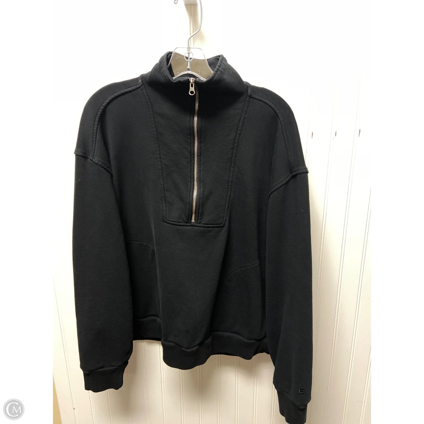 Sweatshirt Collar By Everlane In Black, Size: Xl