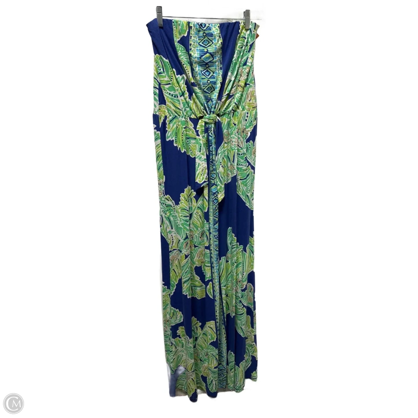 Dress Designer By Lilly Pulitzer In Blue & Green, Size: L