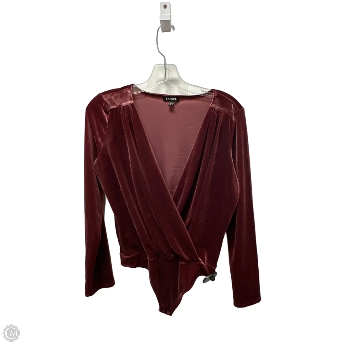 Bodysuit By Express In Red, Size: M