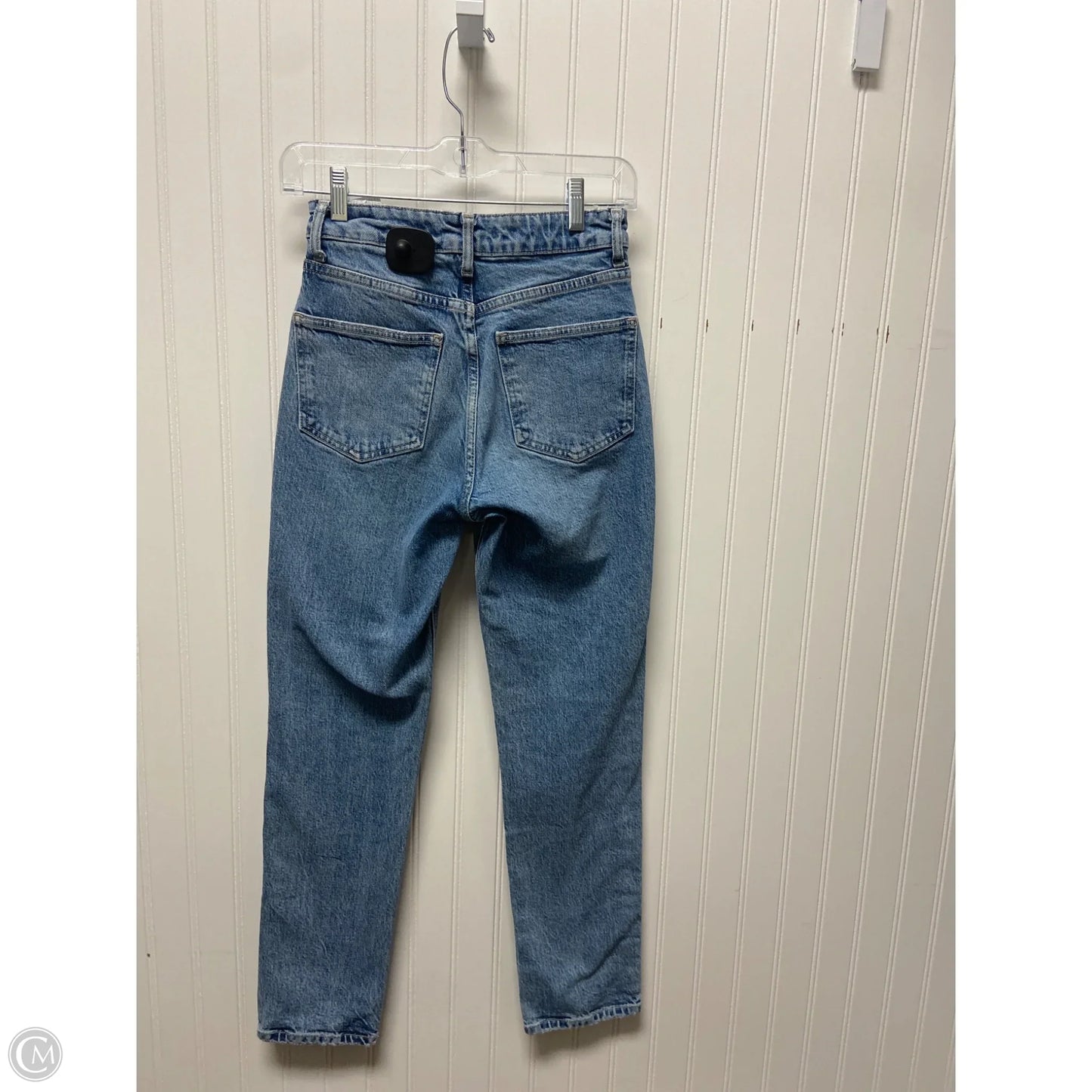 Jeans Straight By Zara In Blue Denim, Size: 2