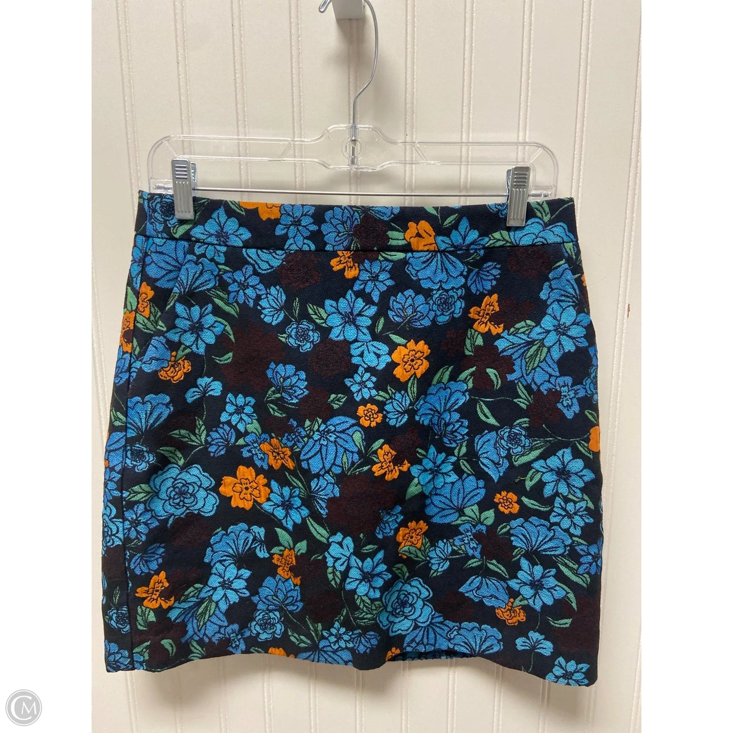 Skirt Midi By Loft In Floral Print, Size: 6