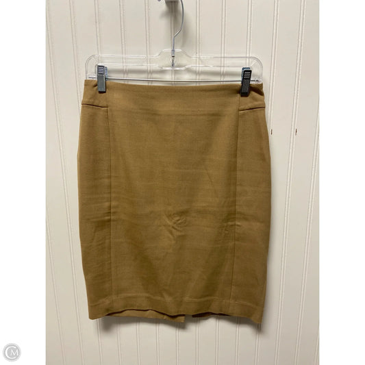 Skirt Midi By Loft In Tan, Size: 2