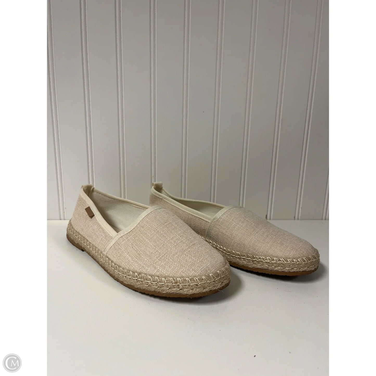 Shoes Flats By Clothes Mentor In Beige, Size: 9.5