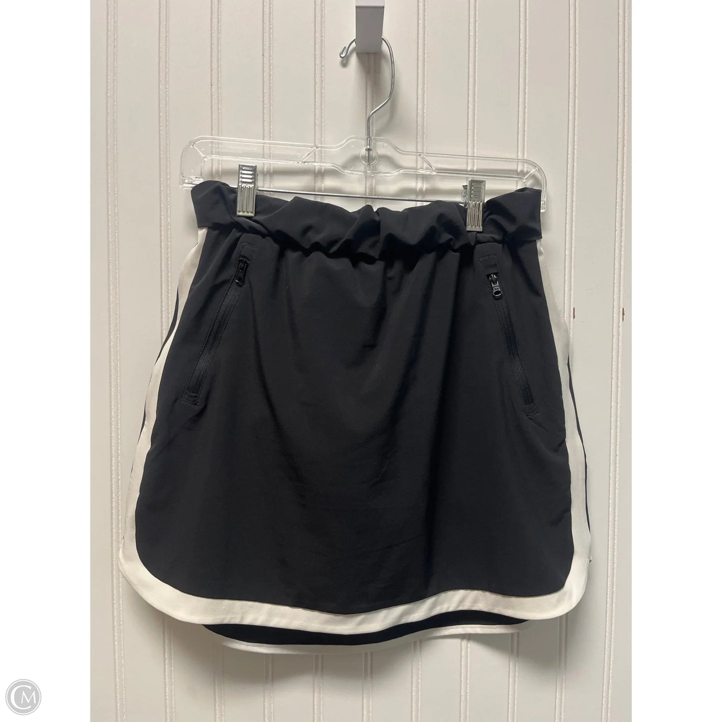 Athletic Skort By Talbots In Black & White, Size: Xs