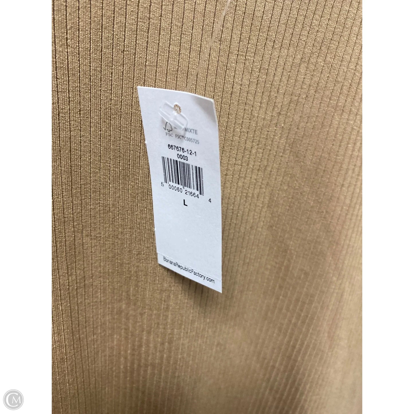 Bodysuit By Banana Republic In Tan, Size: L