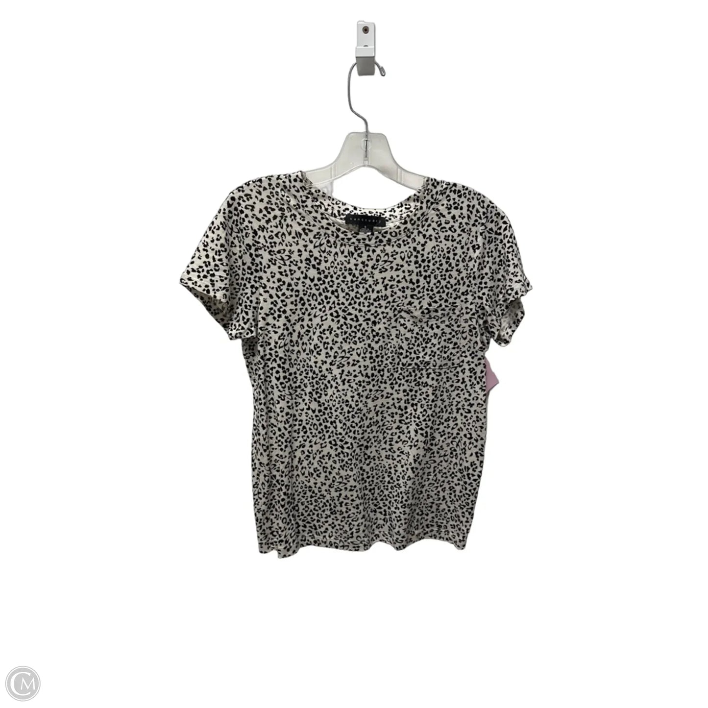Top Short Sleeve By Sanctuary In Leopard Print, Size: S