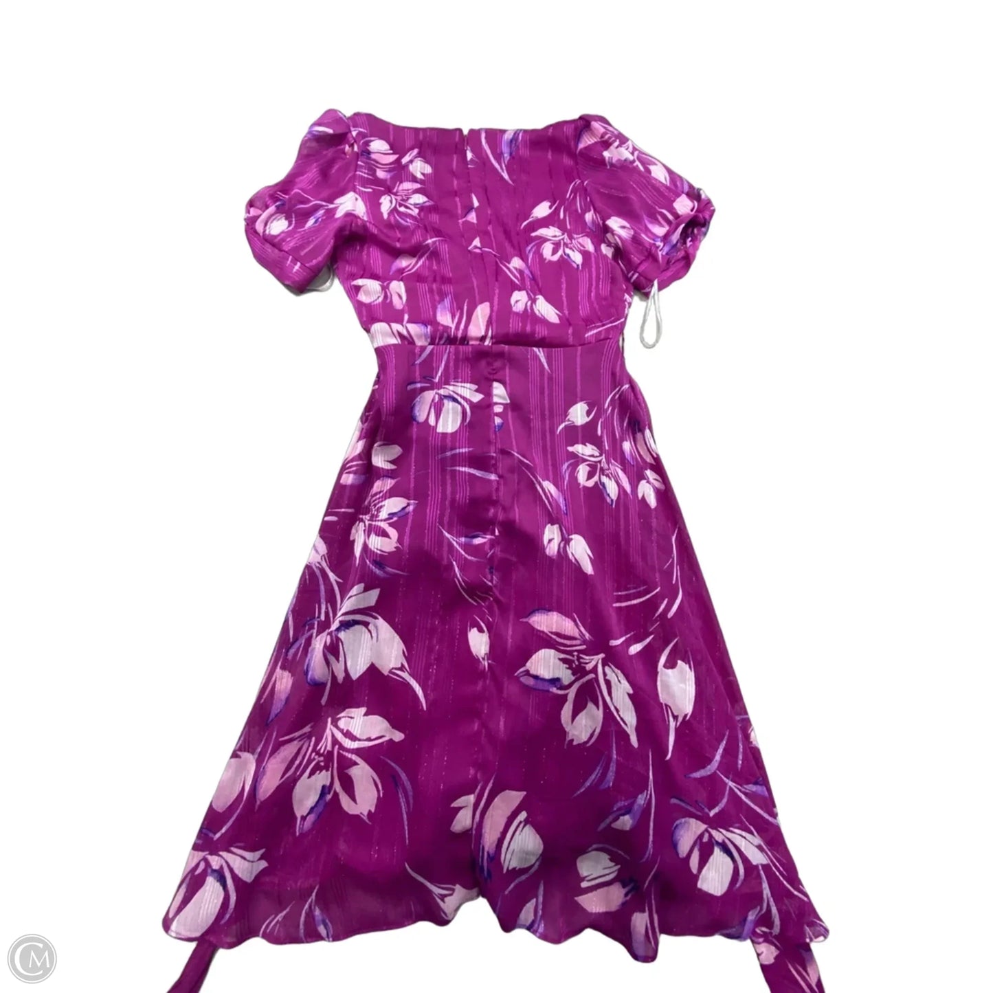 Dress Casual Midi By Dkny In Purple, Size: Xs