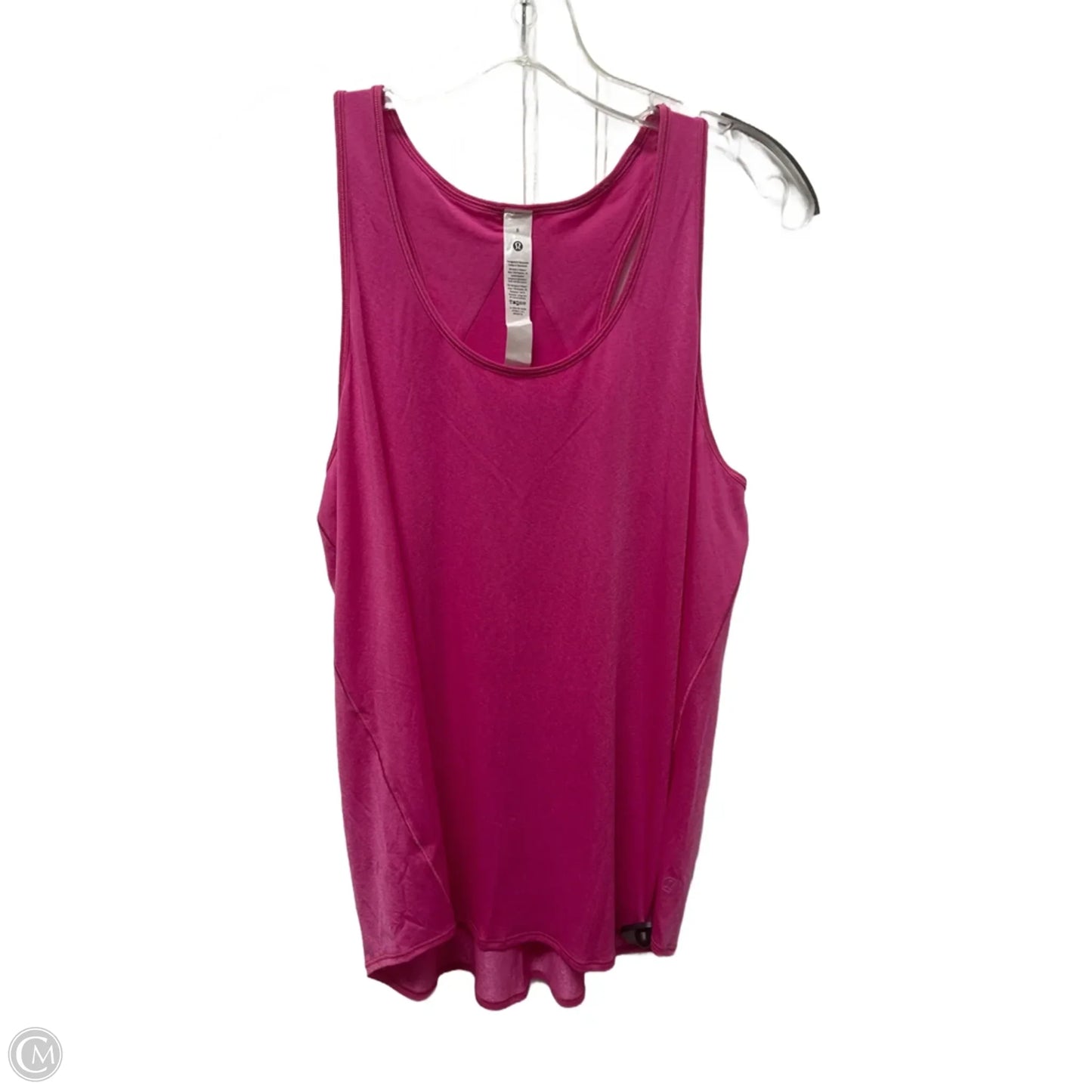 Athletic Tank Top By Lululemon In Pink, Size: M