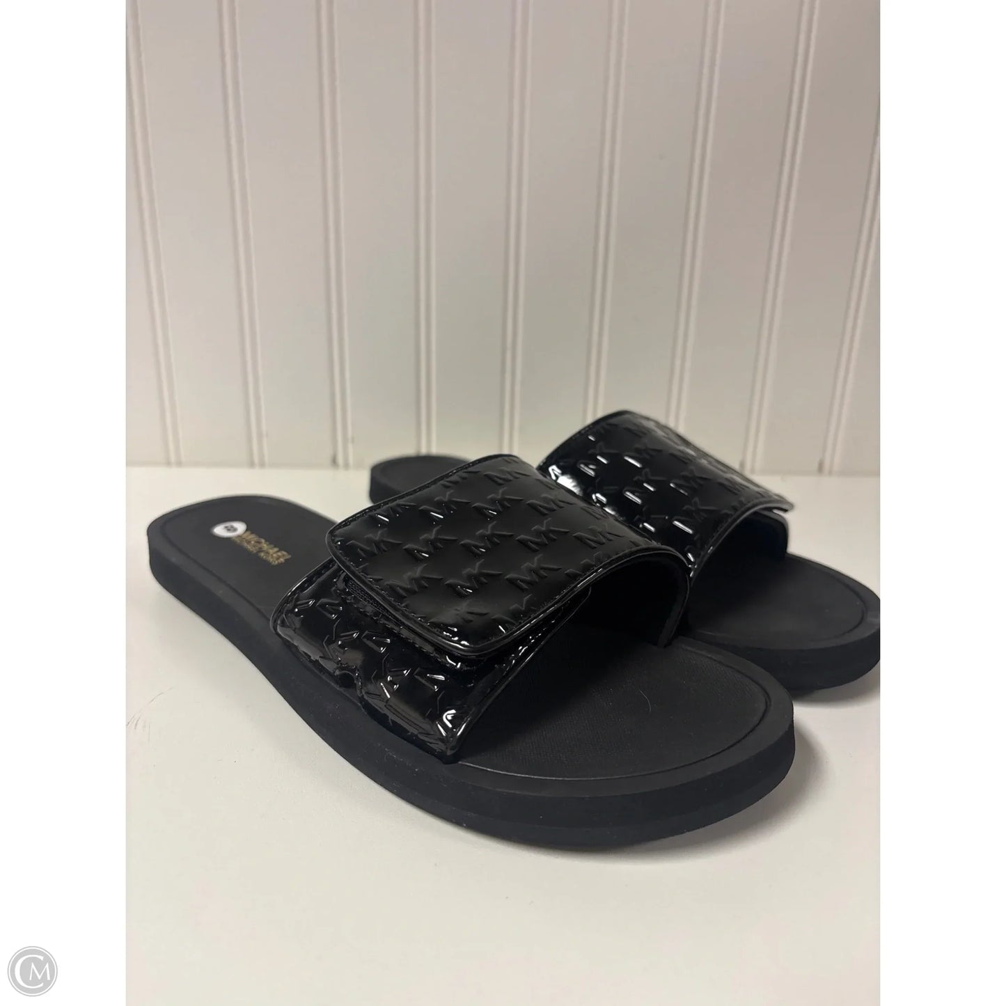 Sandals Designer By Michael Kors In Black, Size: 8