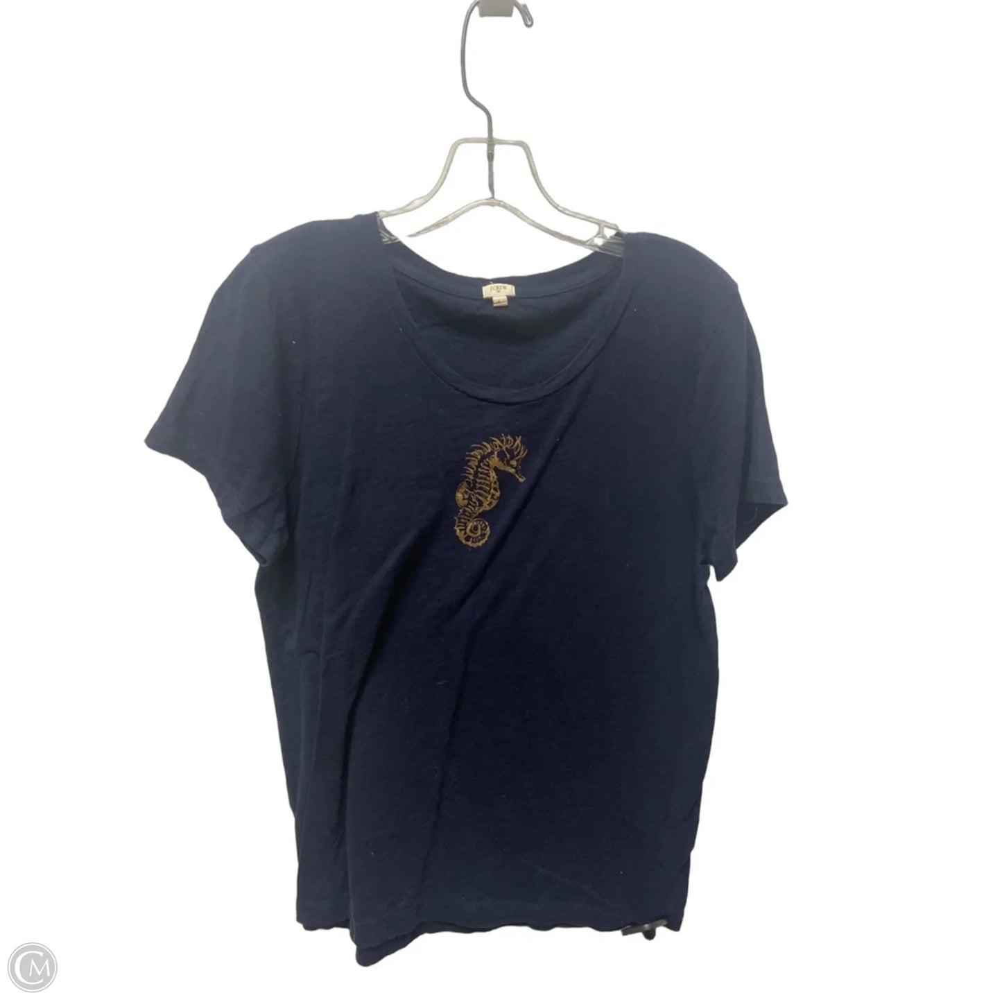 Top Short Sleeve By J. Crew In Blue, Size: L