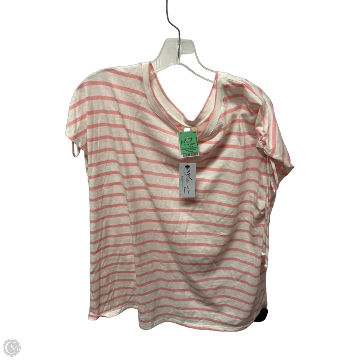 Top Short Sleeve By Ny Collection In Pink, Size: 1x