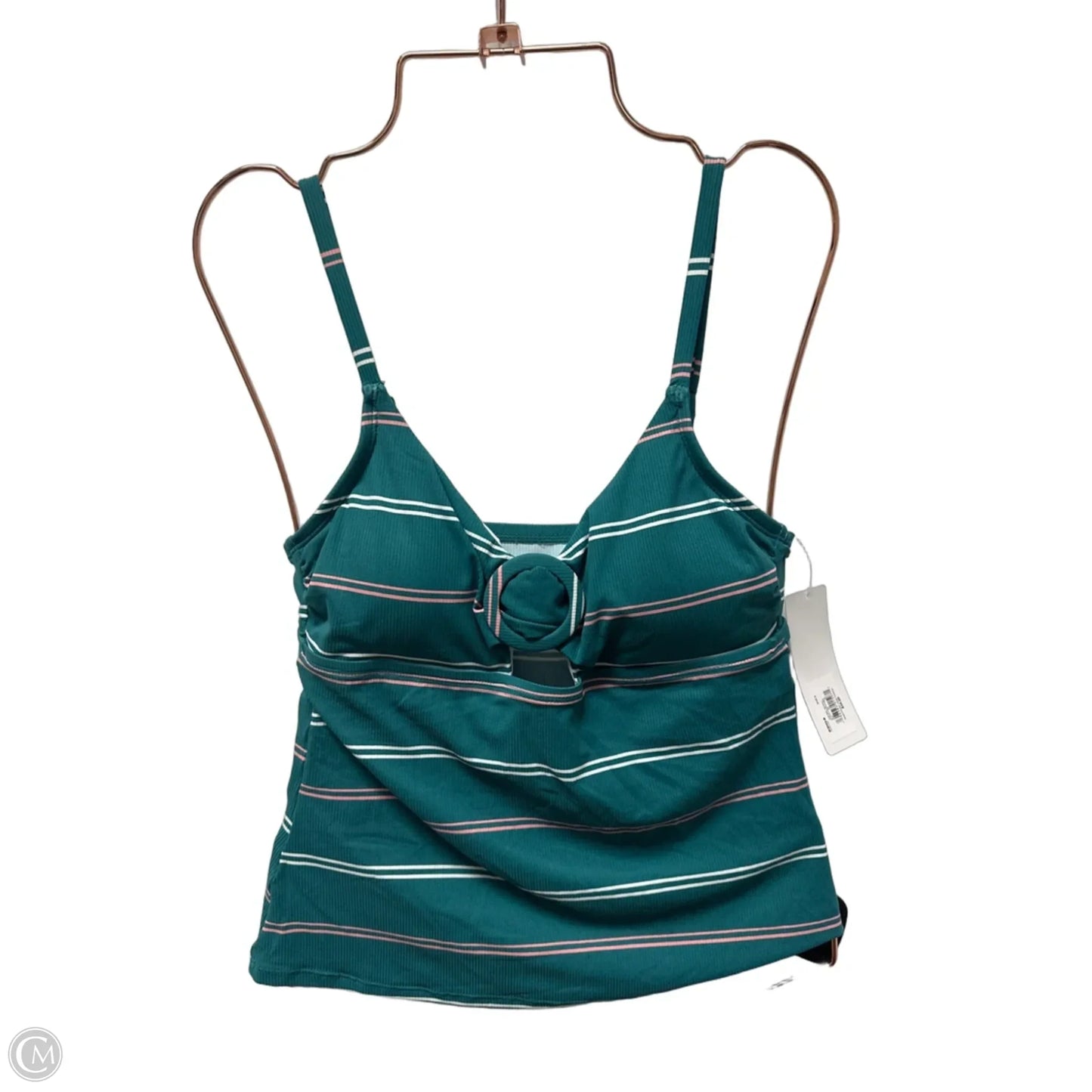 Swimsuit Top By Clothes Mentor In Green, Size: S