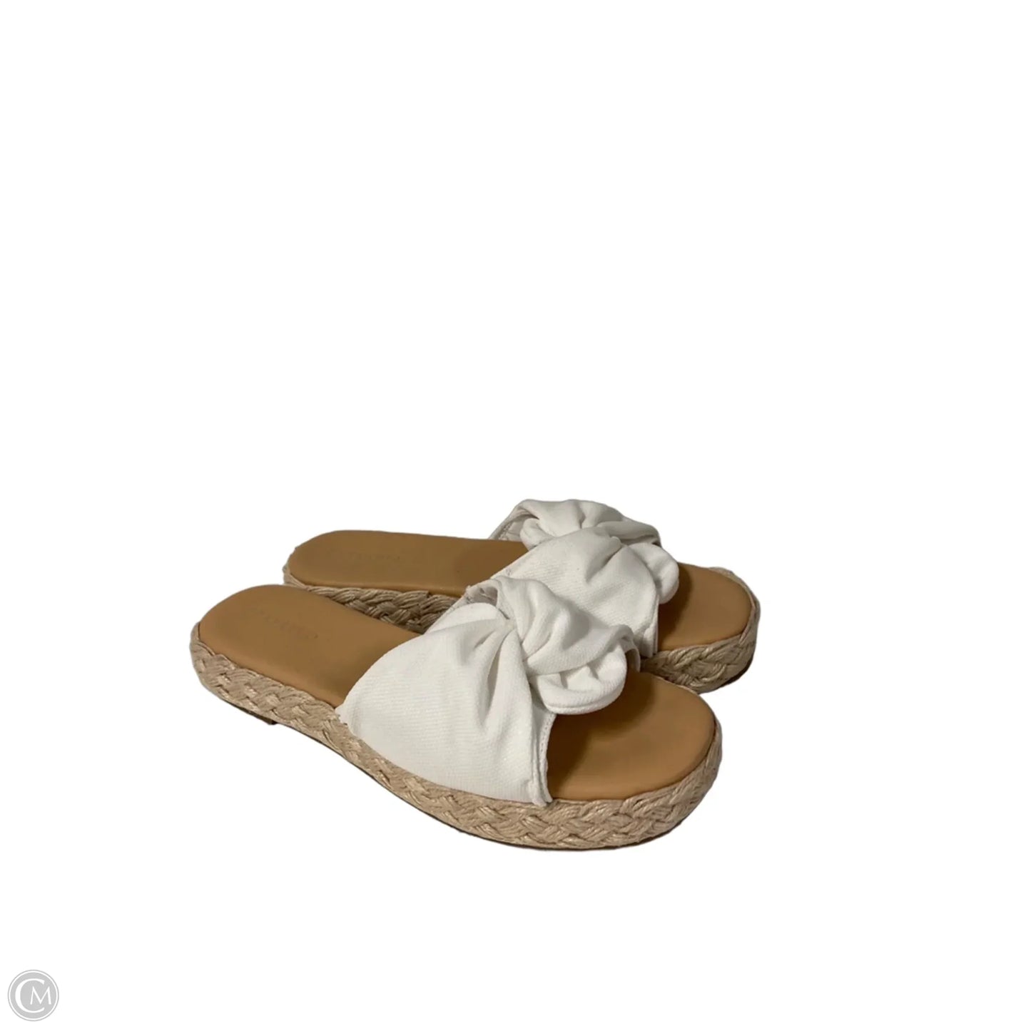Sandals Flats By Clothes Mentor In Brown, Size: 9.5