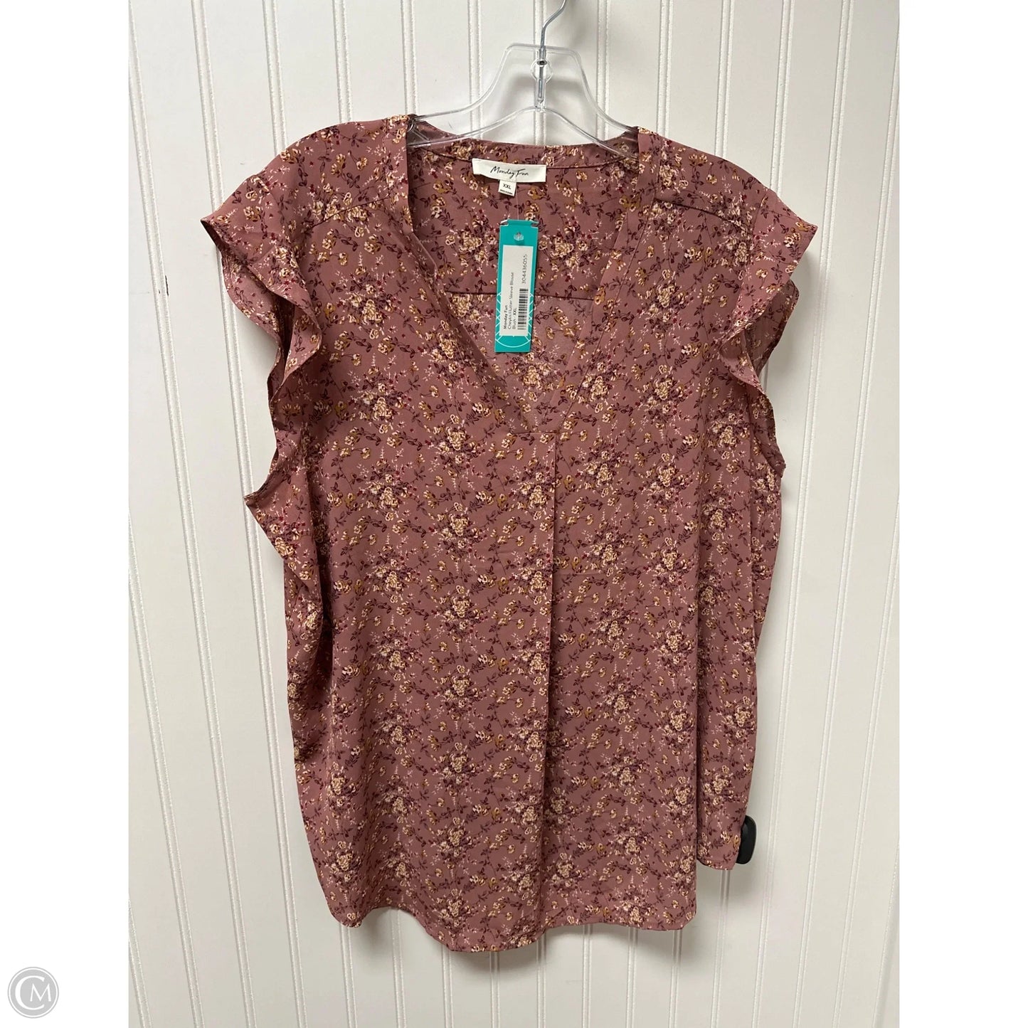 Top Sleeveless By Monday Fun In Pink, Size: Xxl