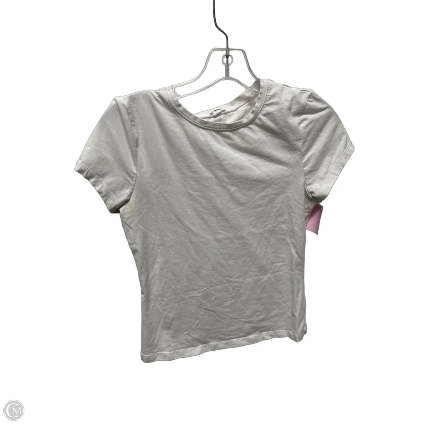 Top Short Sleeve By Garage In White, Size: S