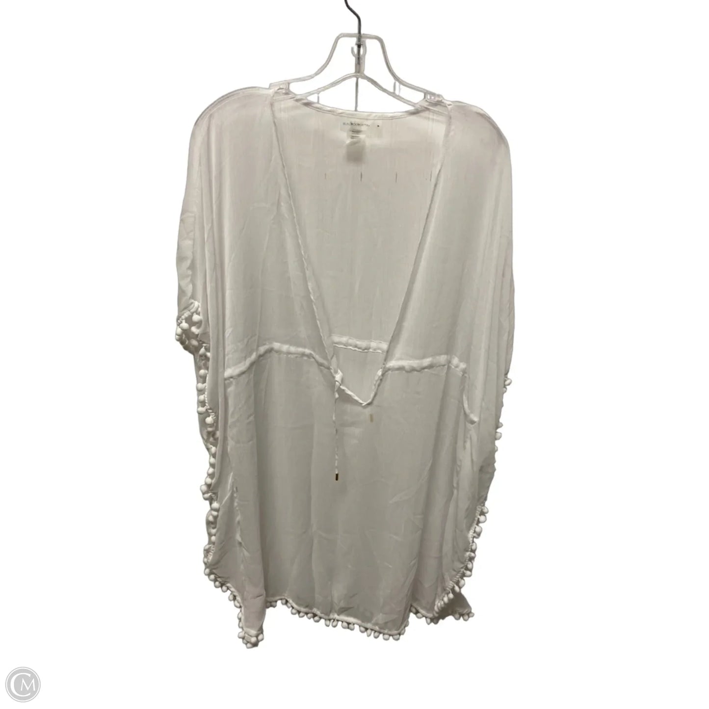 Swimwear Cover-up By Bleu In White, Size: M