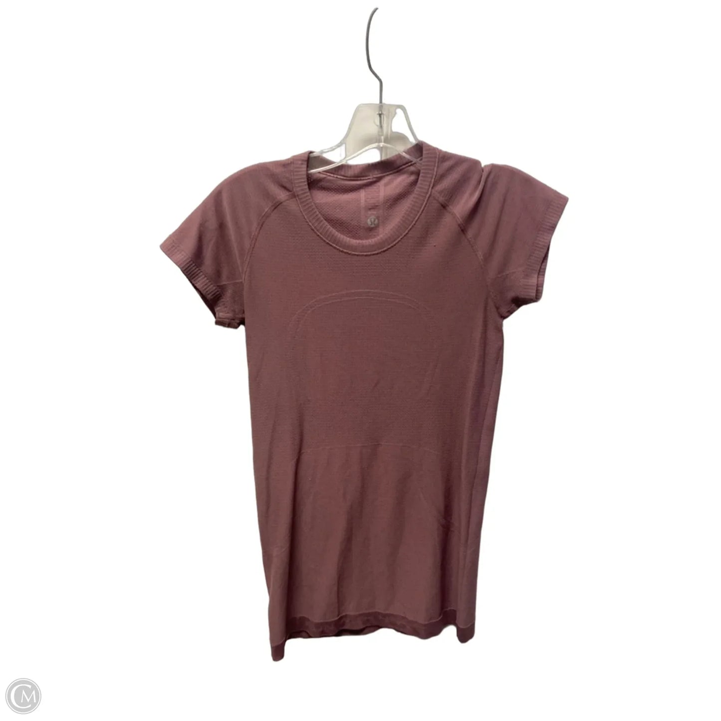Athletic Top Short Sleeve By Lululemon In Purple, Size: S