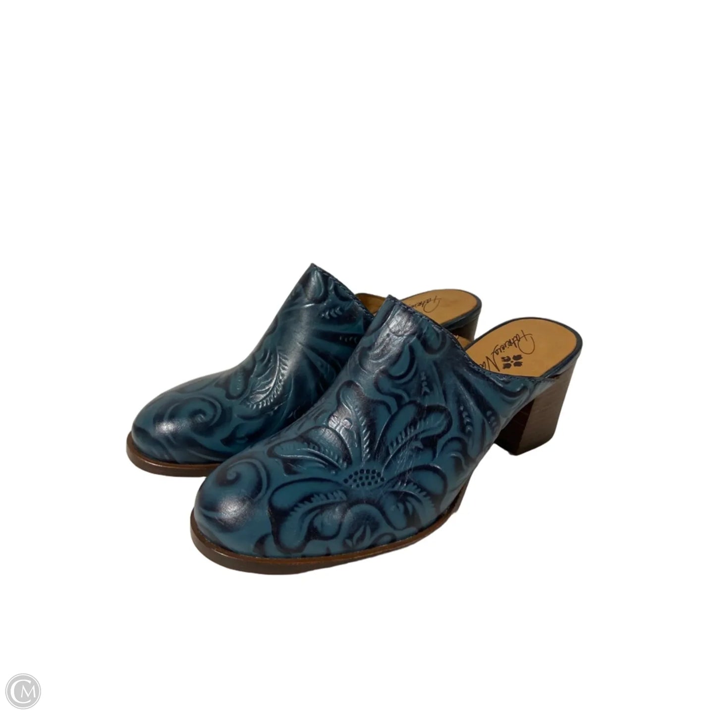 Sandals Designer By Patricia Nash In Blue, Size: 7