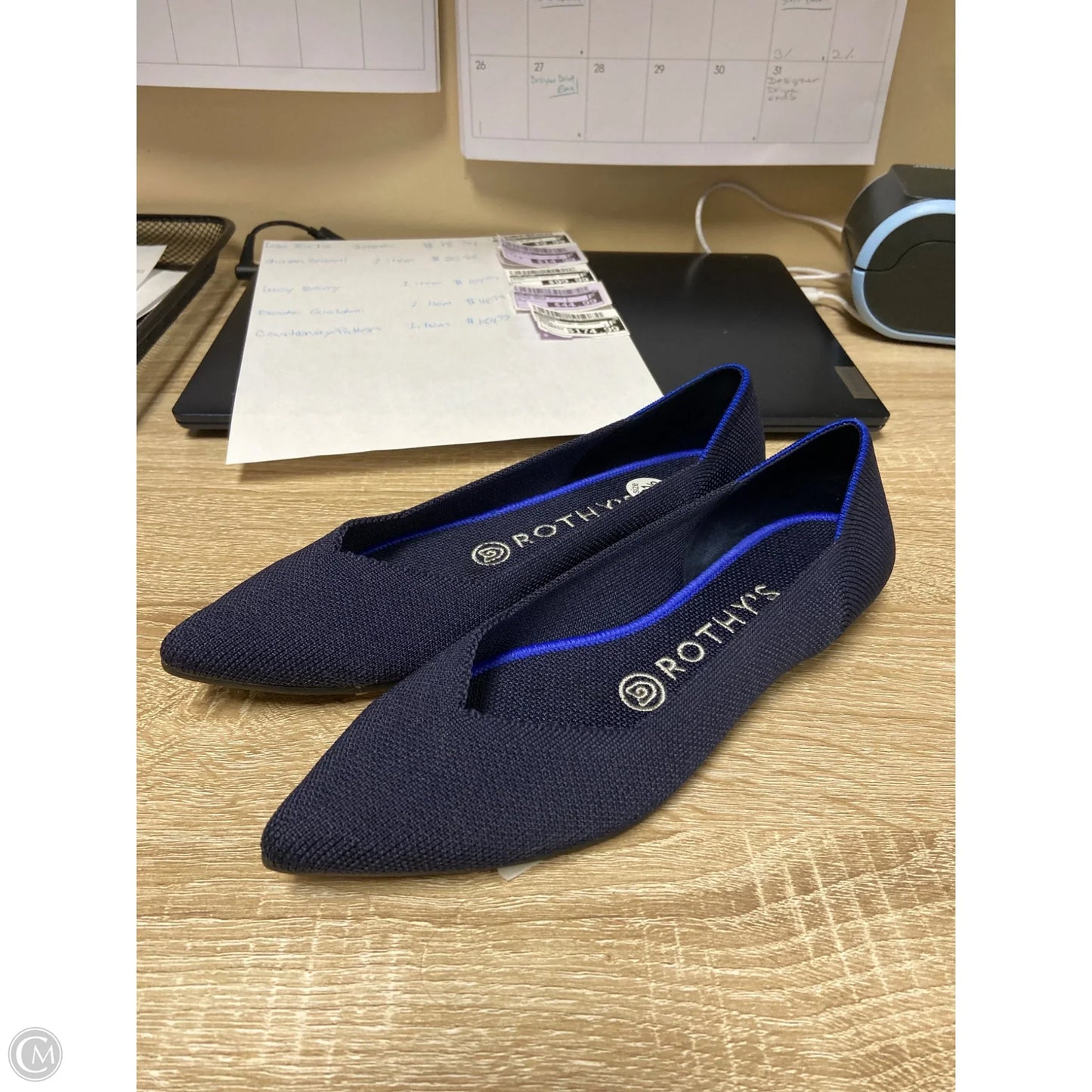 Shoes Flats By Rothys In Blue, Size: 6.5
