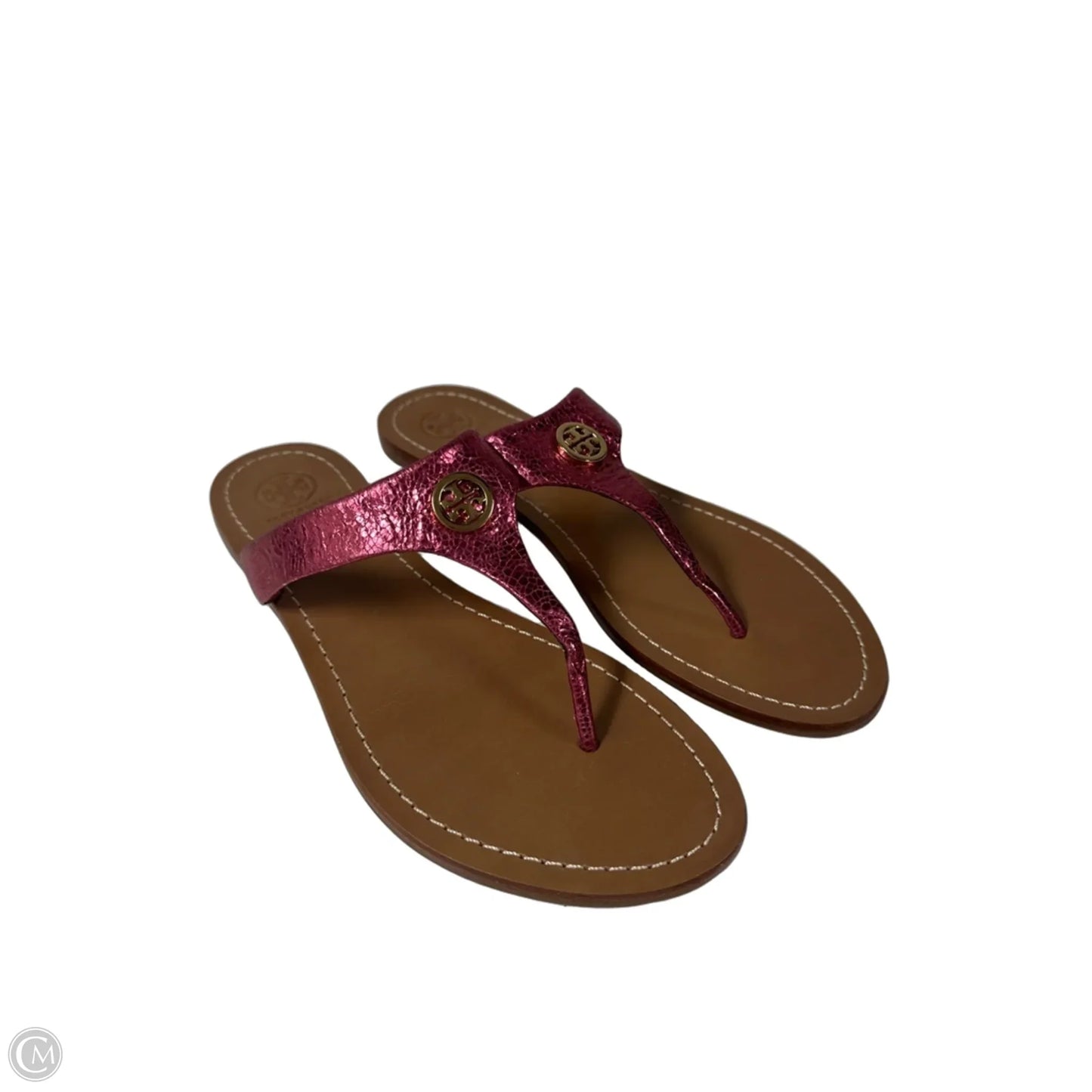 Sandals Designer By Tory Burch In Pink, Size: 9