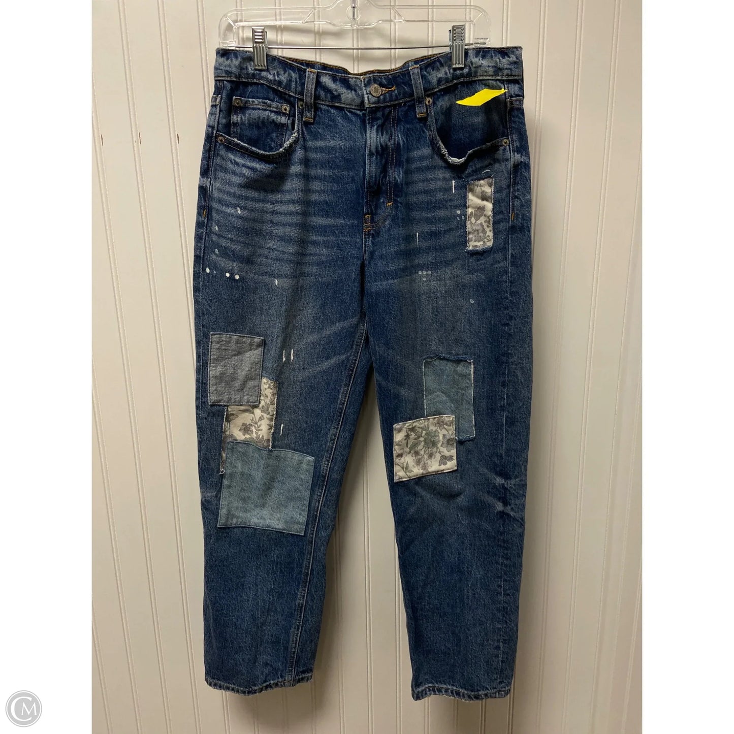 Jeans Straight By Lucky Brand In Blue Denim, Size: 8
