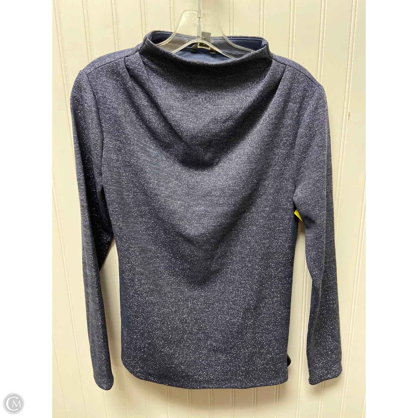 Top Long Sleeve By Ann Taylor In Blue, Size: S