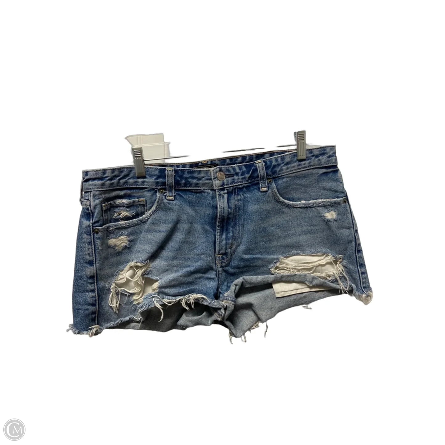 Shorts By Abercrombie And Fitch In Blue Denim, Size: 12