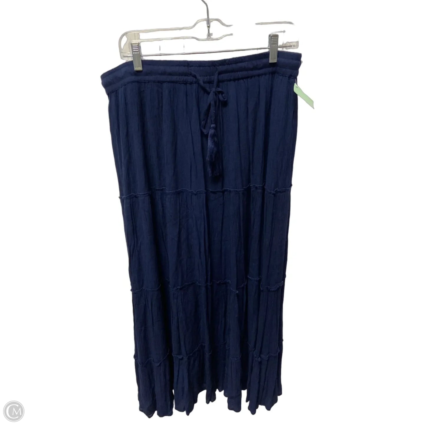 Skirt Maxi By Clothes Mentor In Navy, Size: 14