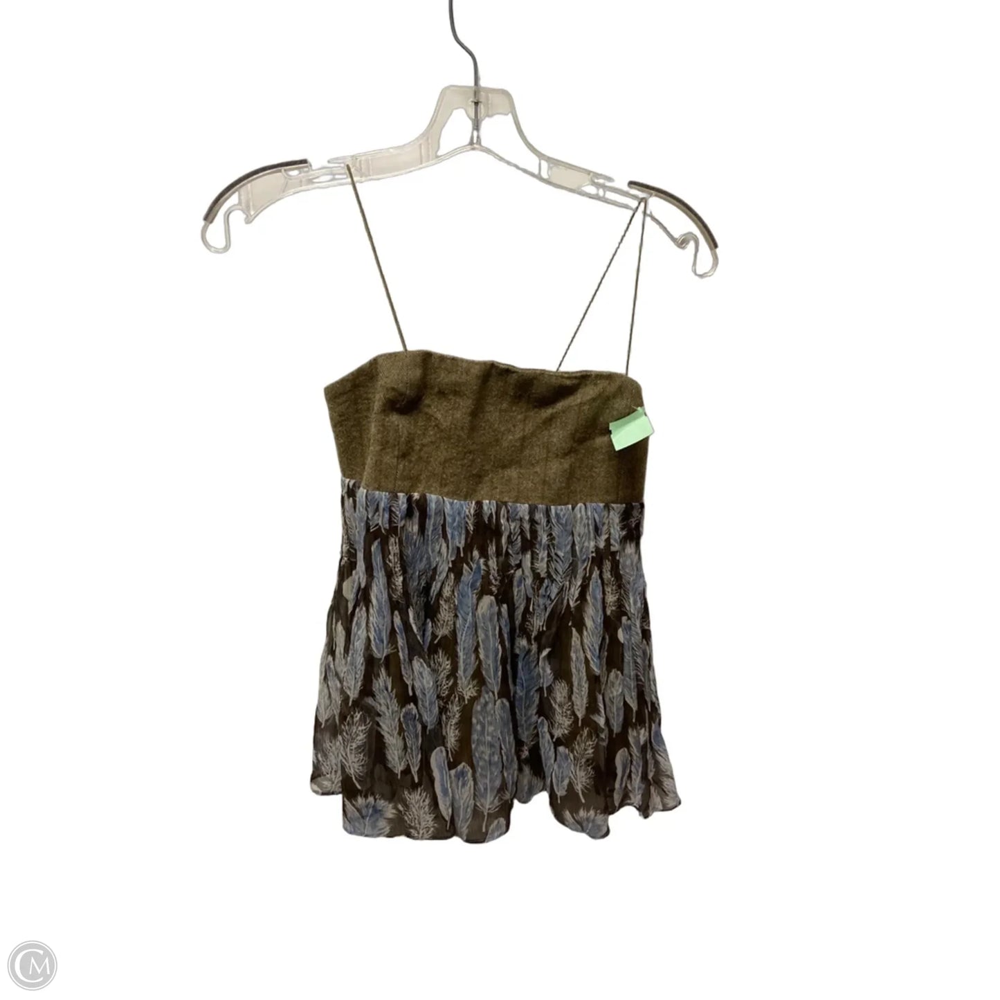 Top Sleeveless By Clothes Mentor In Green, Size: S