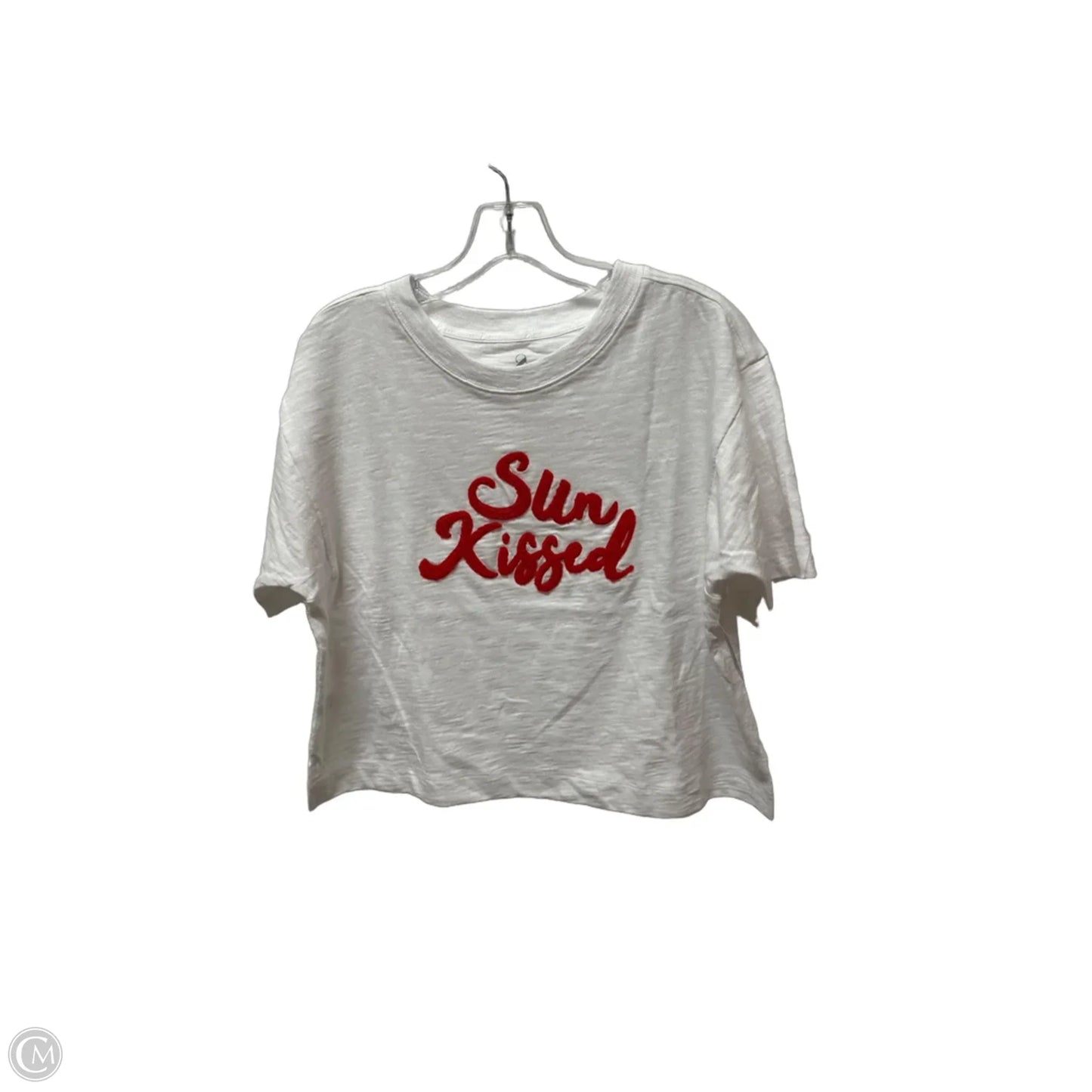 Top Short Sleeve By Lou And Grey In White, Size: Xs