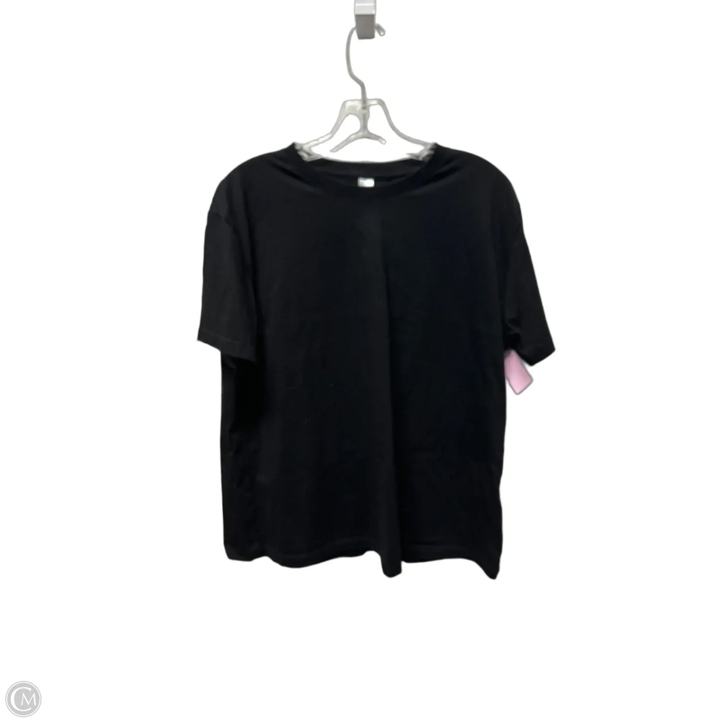Top Short Sleeve By Clothes Mentor In Black, Size: Xl