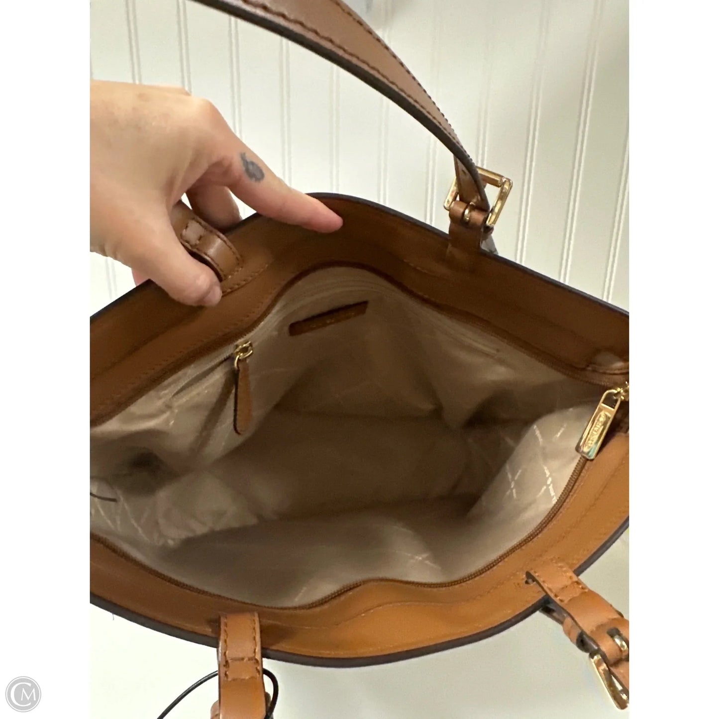 Handbag Designer By Michael Kors, Size: Large