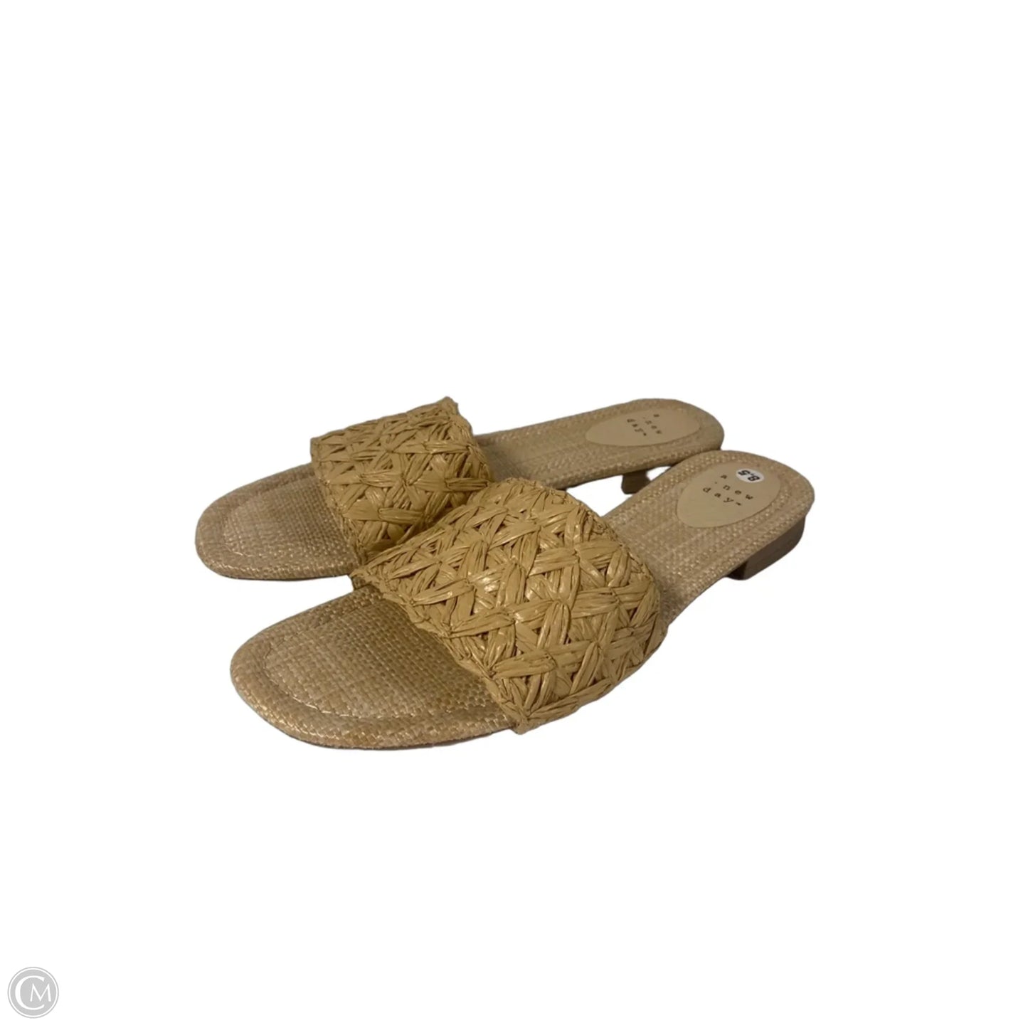 Sandals Flats By A New Day In Beige, Size: 8.5