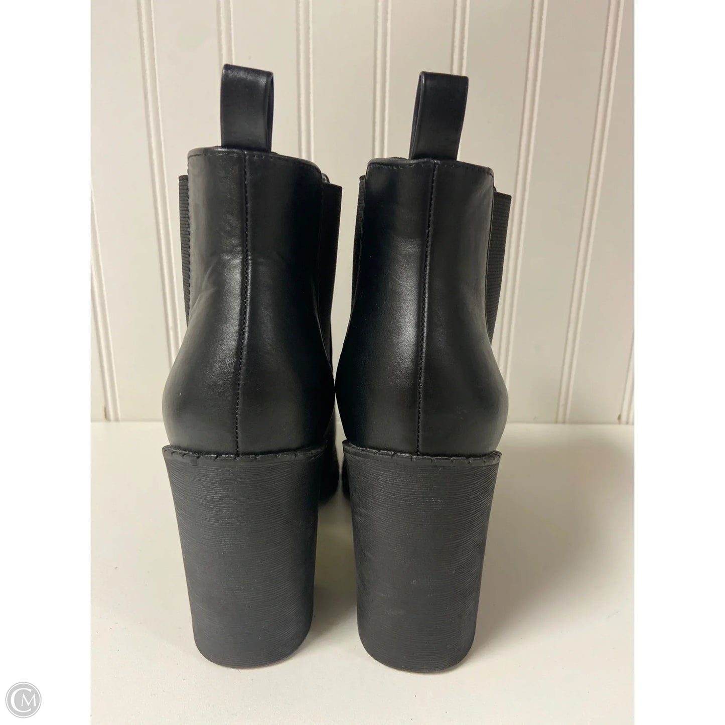 Boots Ankle Heels By Cme In Black, Size: 6.5