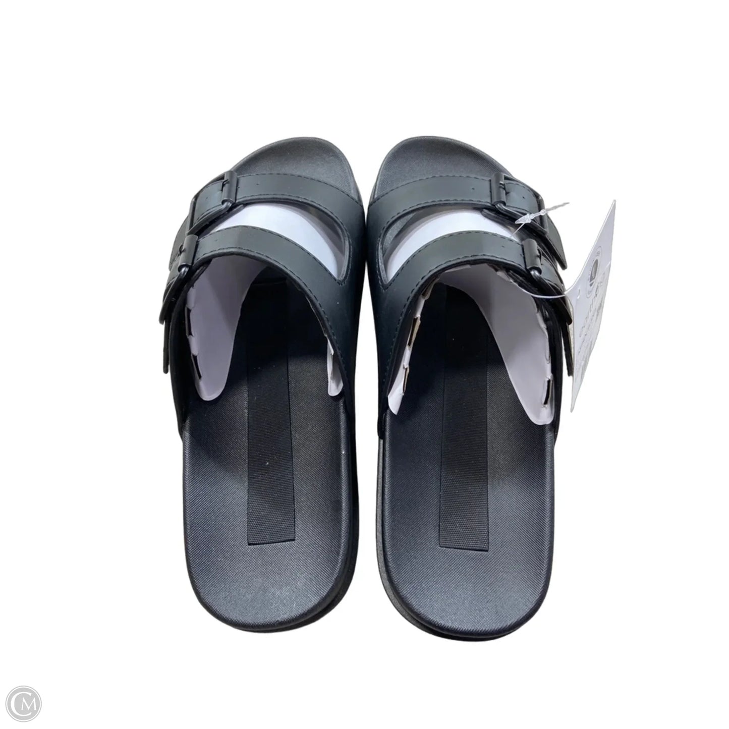 Sandals Flats By Earth In Black, Size: 8