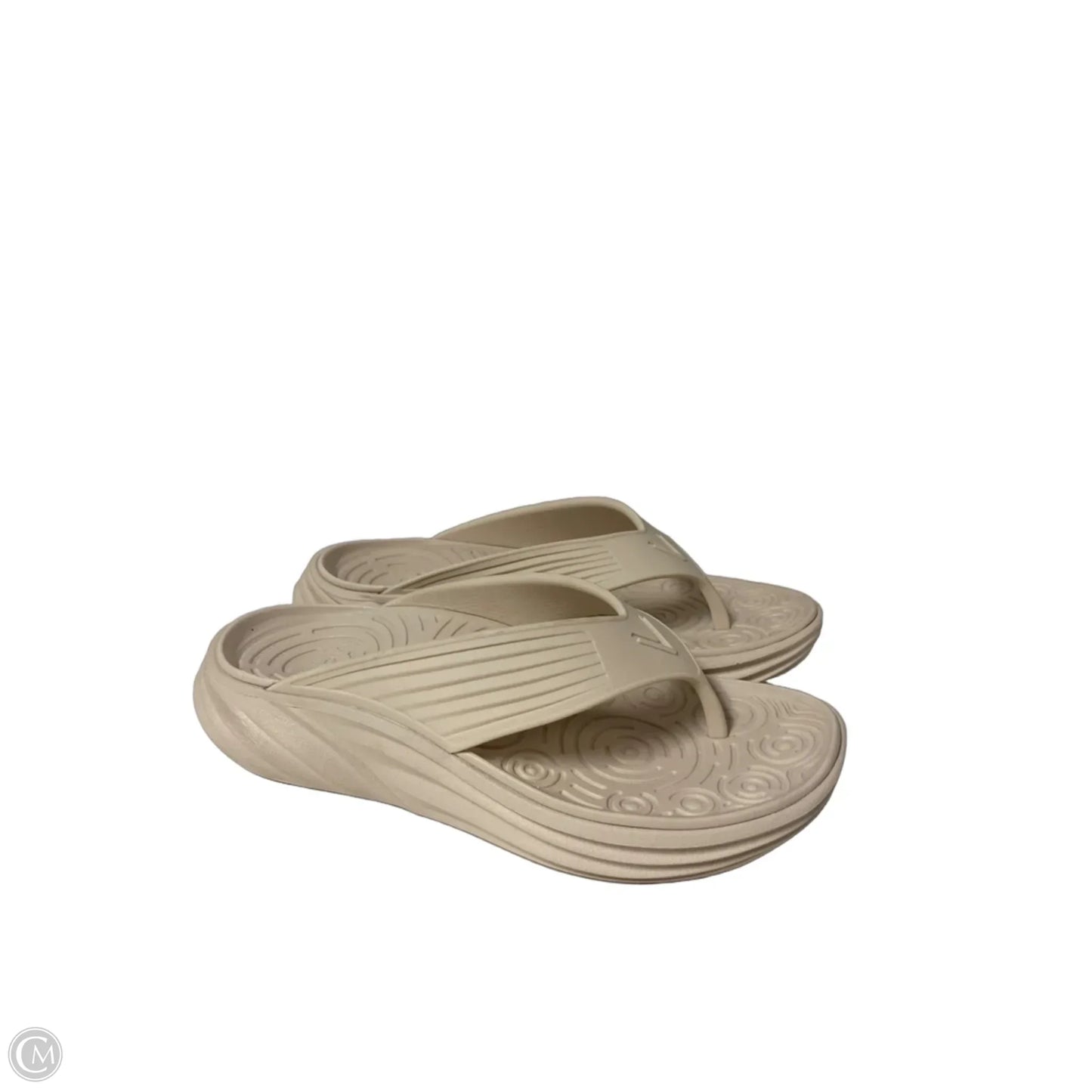 Sandals Flats By Vionic In Beige, Size: 8
