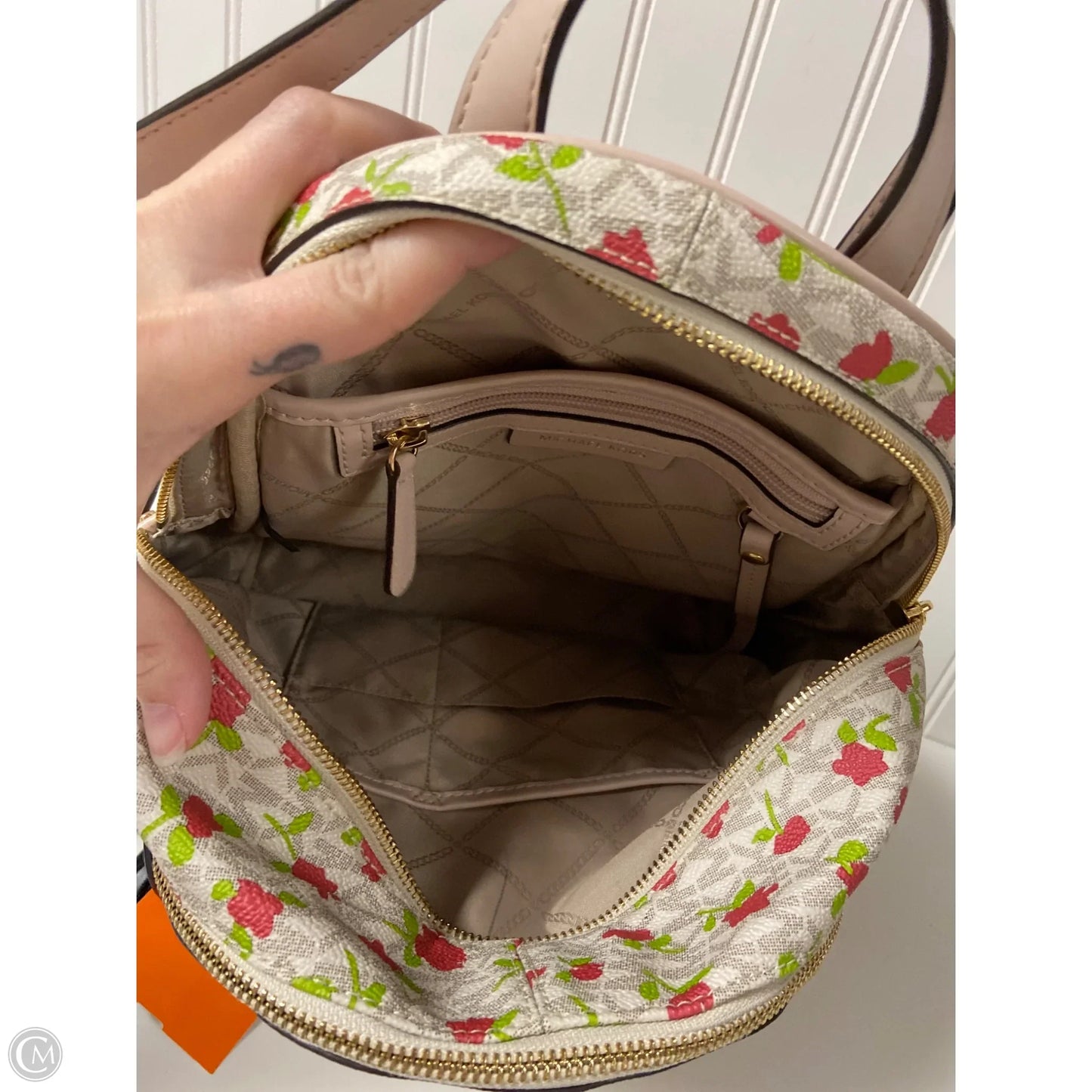 Backpack Designer By Michael Kors, Size: Medium