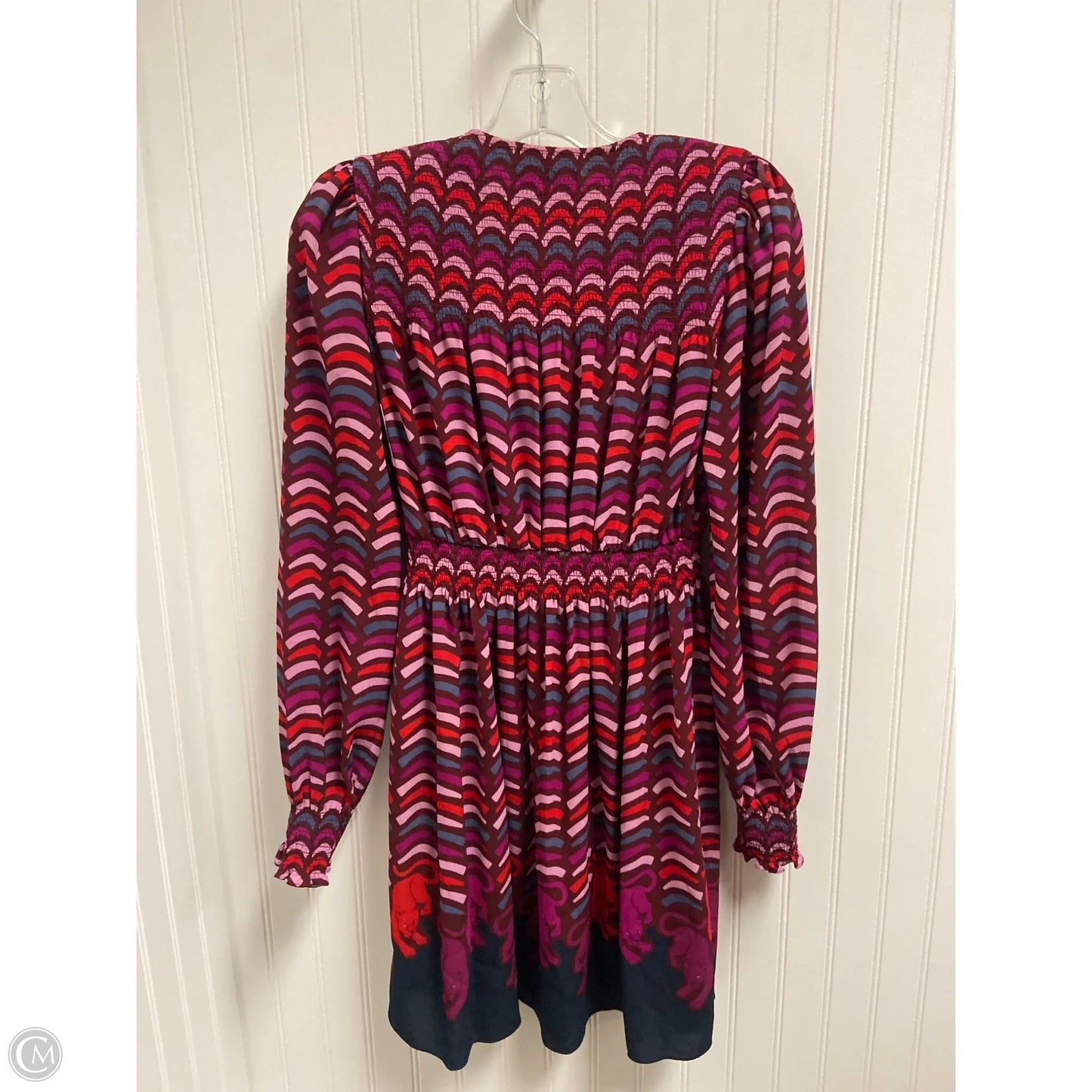 Dress Designer By Kate Spade In Purple & Tan, Size: Xs