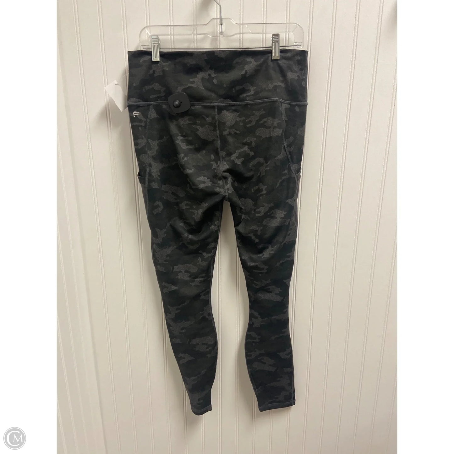 Athletic Leggings By Fabletics In Camouflage Print, Size: Xl